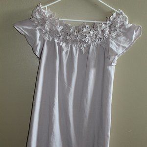 Baby Purple Off-the-Shoulder Summer Dress
